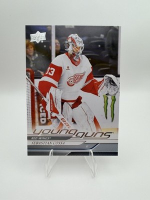 Sebastian Cossa Young Guns 2024-25 Upper Deck Rookie RC #708 San Jose Sharks 