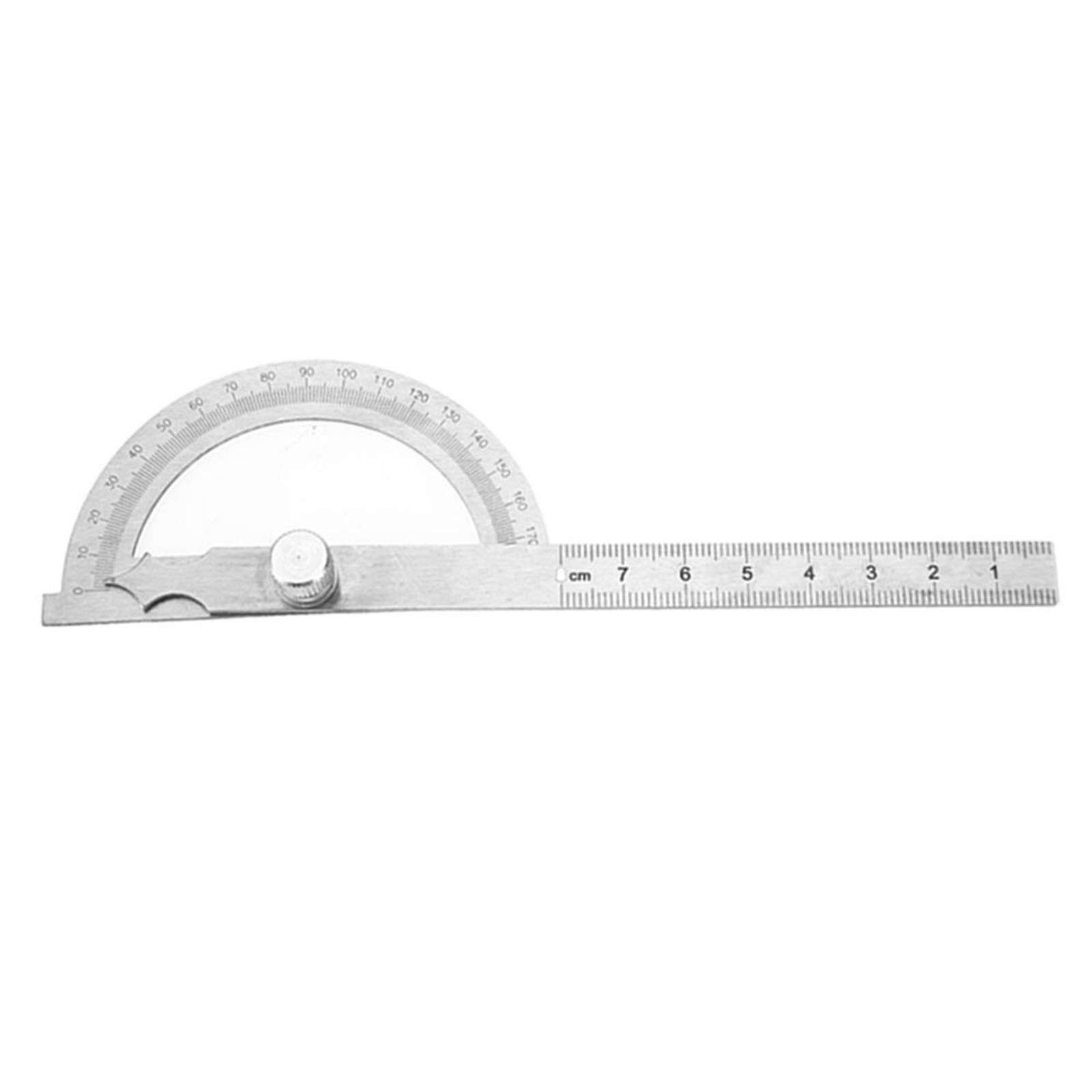 0-180 Degree Protractor Goniometer Angle Finder Gauge 15cm Ruler 80 * 120mm☜