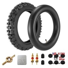80/100-12 3.0-12 Dirt Bike Rear Tire Inner Tube Set 12 Inch NHS Off-road
