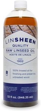 Raw Linseed Oil Flaxseed Wood Treatment Conditioner to Rejuvenate, Restore and