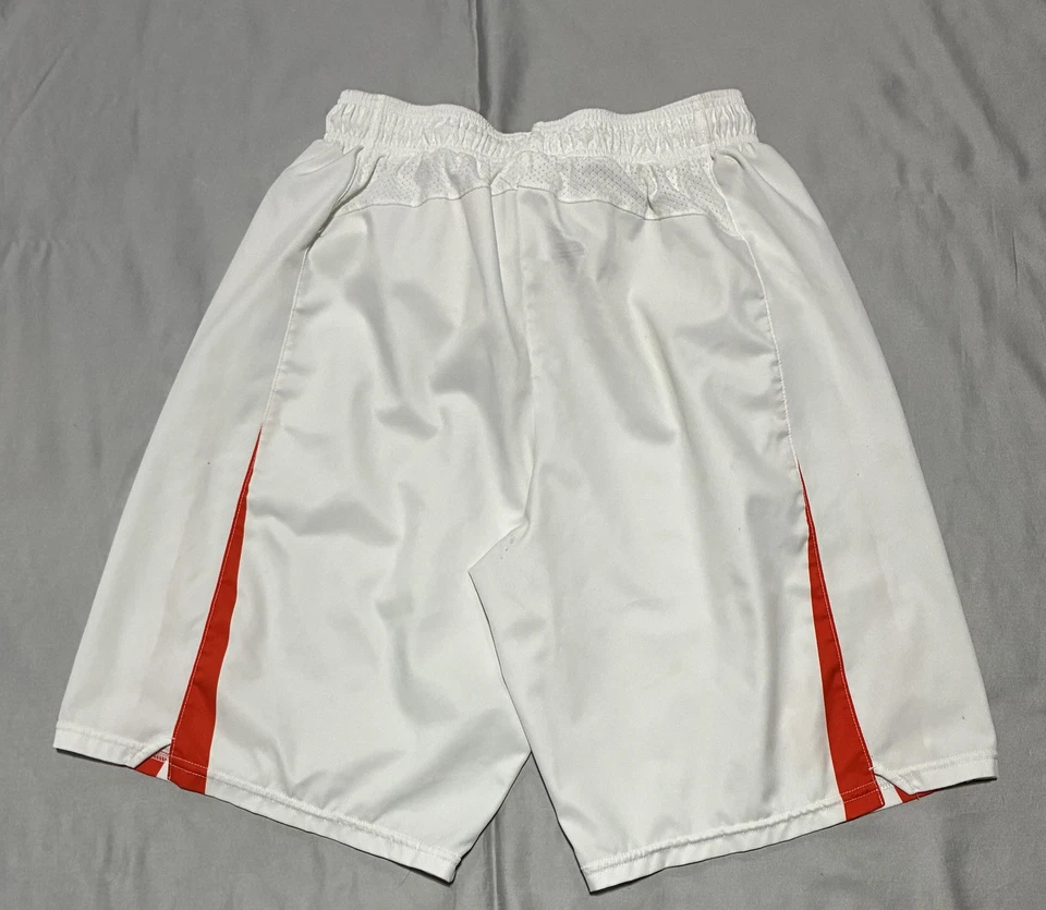 Clemson Tigers Shorts Mens Medium White Orange NCAA College Basketball Nike - Image 2 of 4