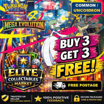 Pokémon Mega Evolution Non-Holo Base Singles - Bulk TCG Bundle