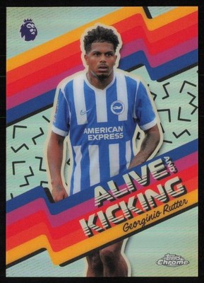 2025-26 Topps Chrome EPL Georginio Rutter Alive and Kicking Brighton #AK-9