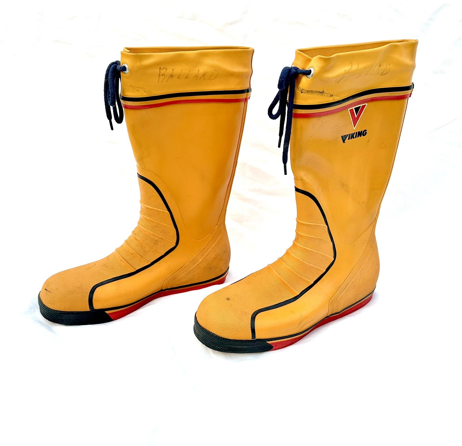 Viking ART 1254 Unisex Rubber Waterproof Fishing Boot Yellow EU 42 US Size 9 Men