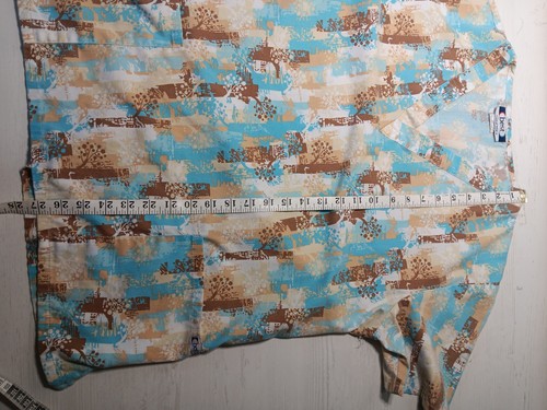 Best Medical Wear Scrub Top Size L/XL Colorful Pastel Trees See Measurements - Picture 11 of 16