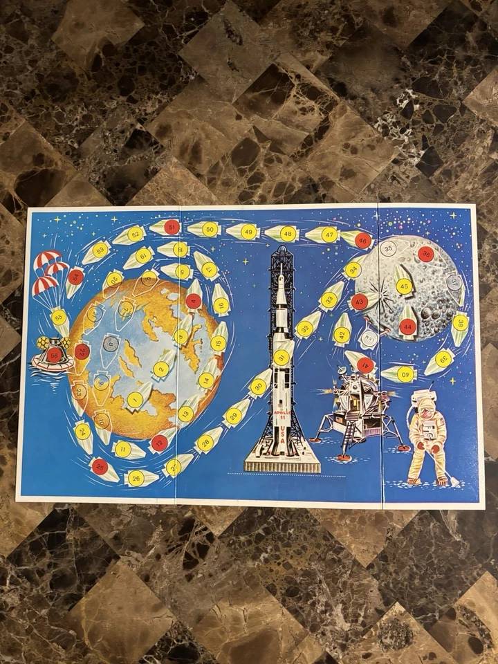 Rare Apollo Board Game By Mulder Dutch French Swedish Directions - Image 3 of 4
