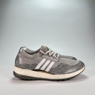 adidas PureBoost XG Grey White Athletic Spikeless Golf Shoes F33691 Women's Sz 7