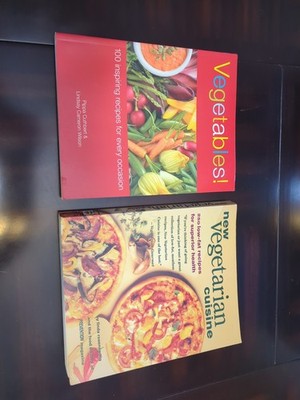 Two Cookbooks - Vegetables! & New Vegetarian Cuisine