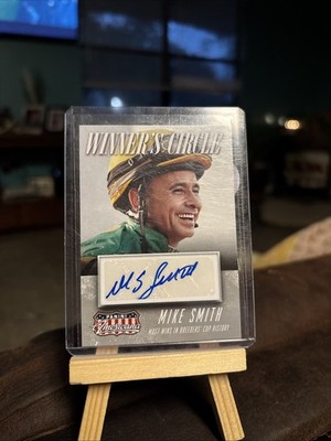 2015 Panini Americana Winner s Circle Signatures Mike Smith WS-MS Auto