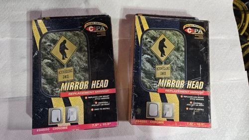 CIPA mirrors 94450 Two Chrome mirror heads