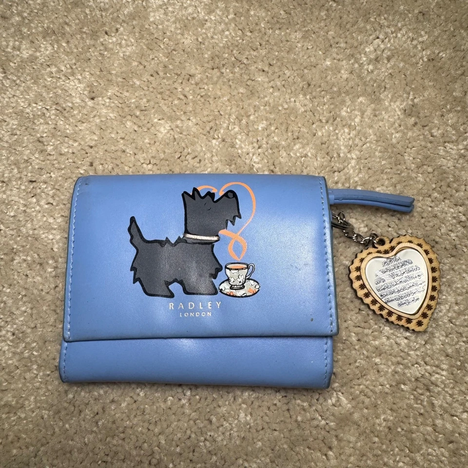Mini billetera Radley London Best-tea aciano azul Scottie perro taza de té Foto 2 de 4