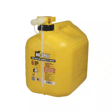 No Spill Diesel Can 5 Gallon View Stripe Fuel Container High Flow Easy Pour Safe