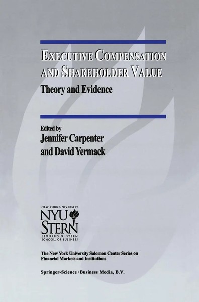 D. Yermack (U. A.) | Executive Compensation And Shareholder Value | Taschenbuch-image