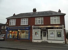 Photo 6x4 Shops on High Street, Cranfield  c2017