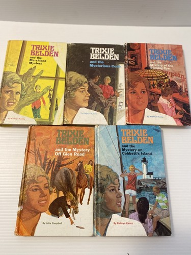 Trixie Belden Hardcover Books Lot Of 5 Vintage Mystery Children’s/YA 1970s - Picture 1 of 7