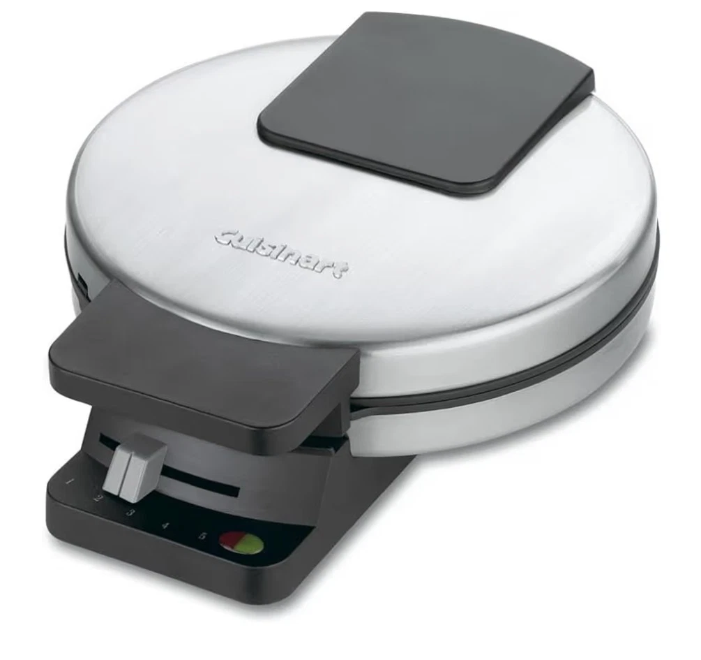 Cuisinart WMR-CANAS Classic Round Waffle Maker Nonstick Stainless Steel Compact
Opens in a new windo