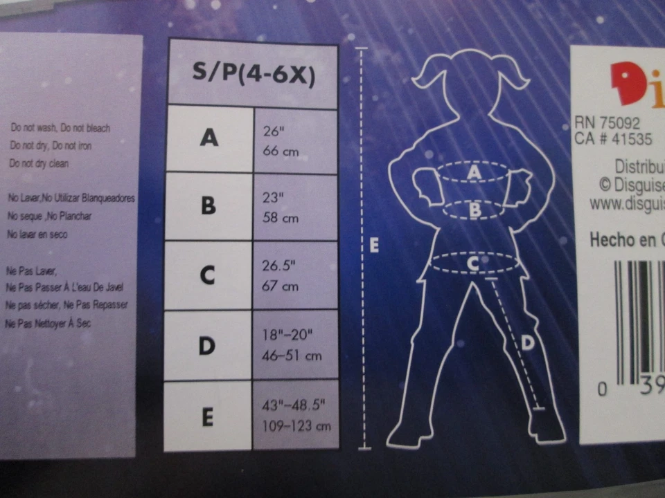 NIÑA LEGO PELÍCULA 2 LUCY MONO TRAJE HALLOWEEN DISFRAZ NIÑO TALLA PEQUEÑA 4-6X Foto 4 de 4