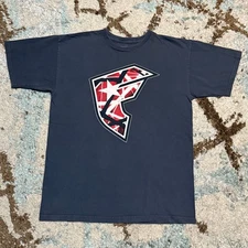 Famous Stars and Straps Red Logo Shirt Size Medium Y2K