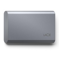 LaCie Mobile SSD Secure 2TB, 10Gbps USB 3.1 Type C, PC Mac iPad & iPhone, Space