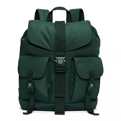 Green Nylon Backpack with Buckle Accents Vintage Luxury Prada Nylon Mini Backpack - Etsy main image 2