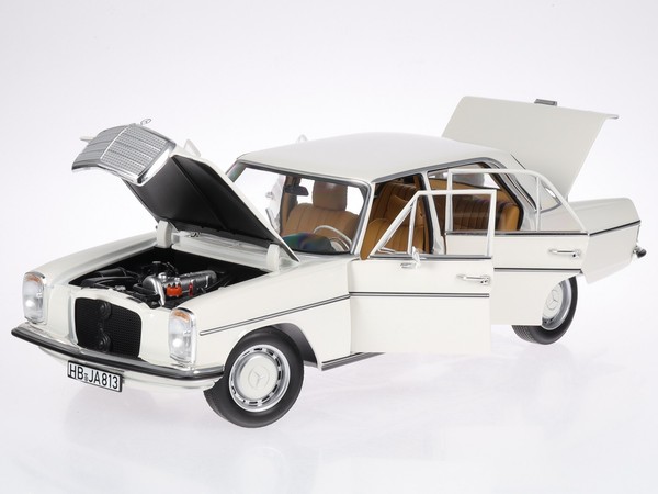 Mercedes W115 200 /8 1968 Weiss Modellauto 183770 Norev 1:18-image