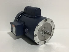 Leeson C6C17FC7M, 110058.00 Electric Motor 1 HP 1-PH 115/208-230 V 56C 1725 Rpm