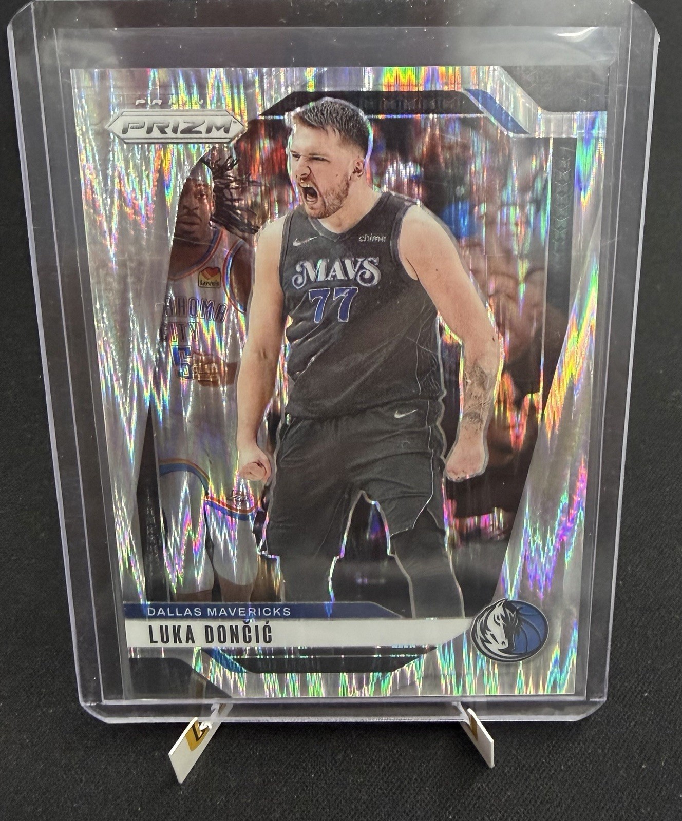 Luka Doncic 2024-25 Panini Prizm Basketball Skewed Prizm #89 Mavericks /249