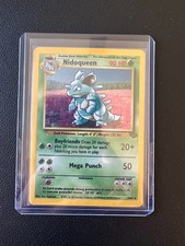 Nidoqueen Pokemon Card TCG 07/64 Jungle Set Unlimited Holo