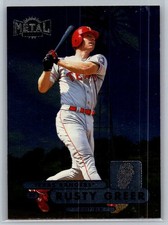 1998 Metal Universe Baseball #131 Rusty Greer - VG - Texas Rangers