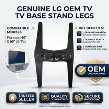 Pieza OEM - Patas base de TV para LG 60" 60UJ6200, 60UJ6300
