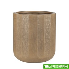 16 Inch Round Plant Pot W/ Drainage Hole Indoor Outdoor Use Stylish Planter