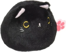 San-Ei Boeki Original Plush Toy Nekodango Black W7.5 x D6 x H7cm Animal