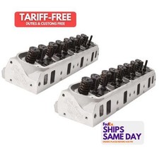 Edelbrock 5023 2 Pack Natural Aluminum Sbf E-street Cylinder Heads - 60cc 1.90 Edelbrock 5023 2 Pack Natural Aluminum Sbf E-street Cylinder Heads - 60cc 1.90