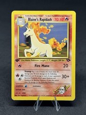 Blaine's Rapidash 33/132 Gym Challenge 1st Edition Regular on eBay