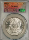 1884-O Morgan Dollar CACG MS64 ~ Trader Bea BERT Label