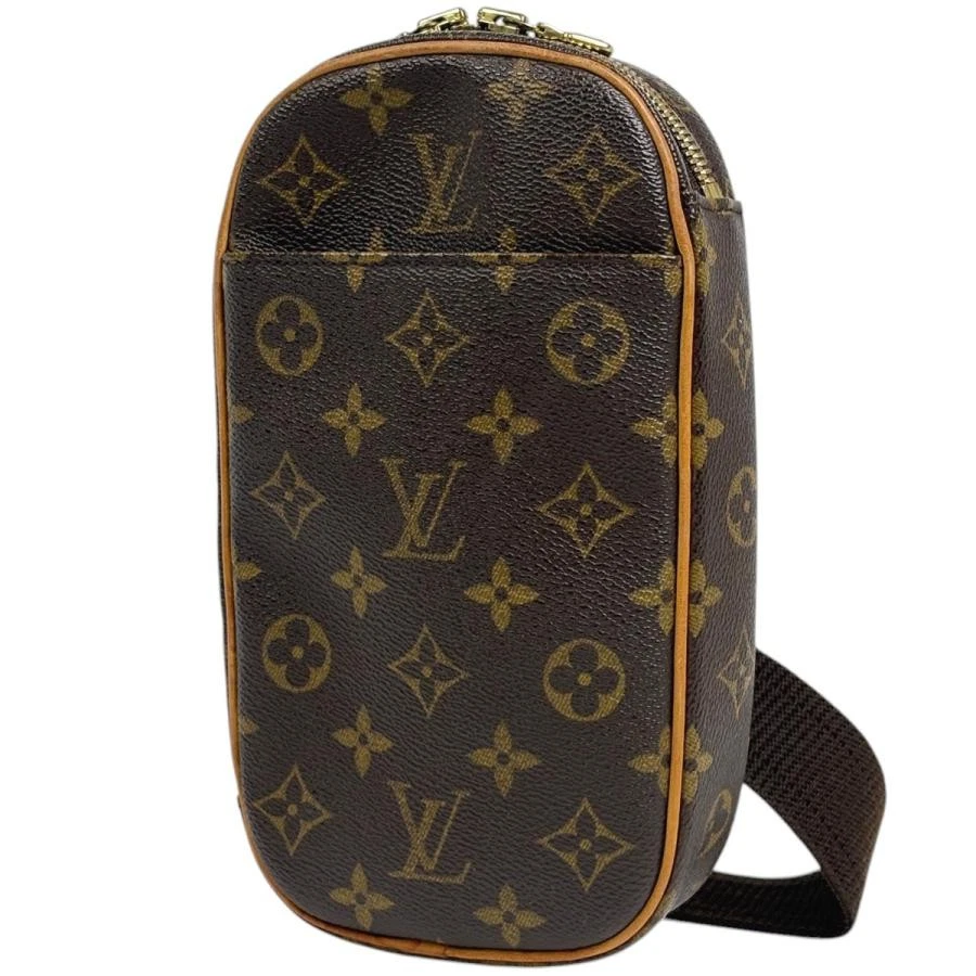 Vuitton — Louis Vuitton Pochette Ganje Shoulder Monogram Brown Shoulder Bag M51870 #BS2263