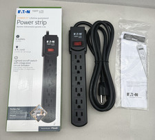 EATON Tripp Lite Series, Power It 6-Outlet Power Strip with 6ft Cord, Black 1pc