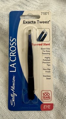 New La Cross EXACTA TWEEZE Tapered Slant Tip Tweezer 71871 NIP