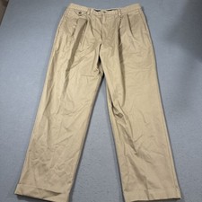 Dockers Straight Fit Khaki Pants Size 36W X 30L Tan New $70 DT017