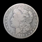 1886-O Morgan Silver Dollar $1 New Orleans Mint 90% Silver - Sharp Details