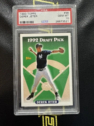 1993 TOPPS DEREK JETER #98 ROOKIE RC GEM MINT PSA 10 🔥