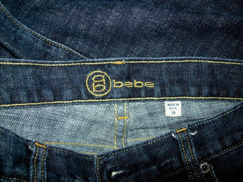  Super HOT-New BEBE Jeans-Sz 29-Distressed-Really Awesome-Carmen-5 Pocket-NWOT  