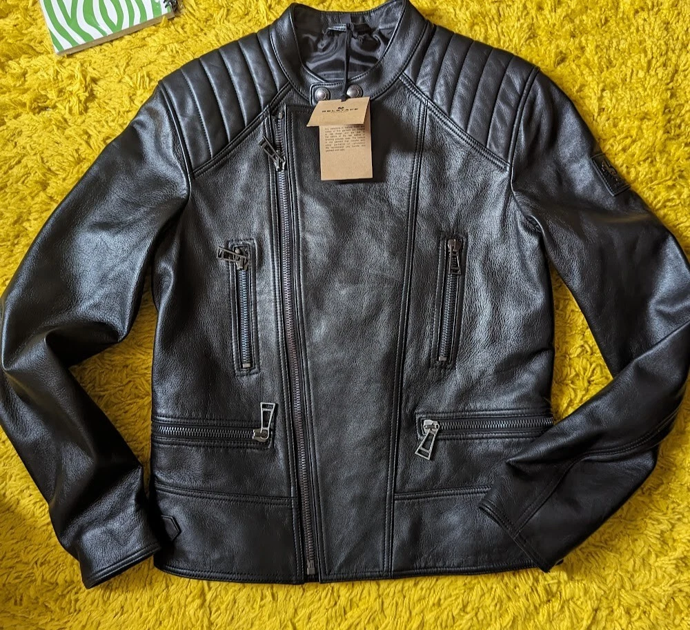 Belstaff leather shop jacket sale