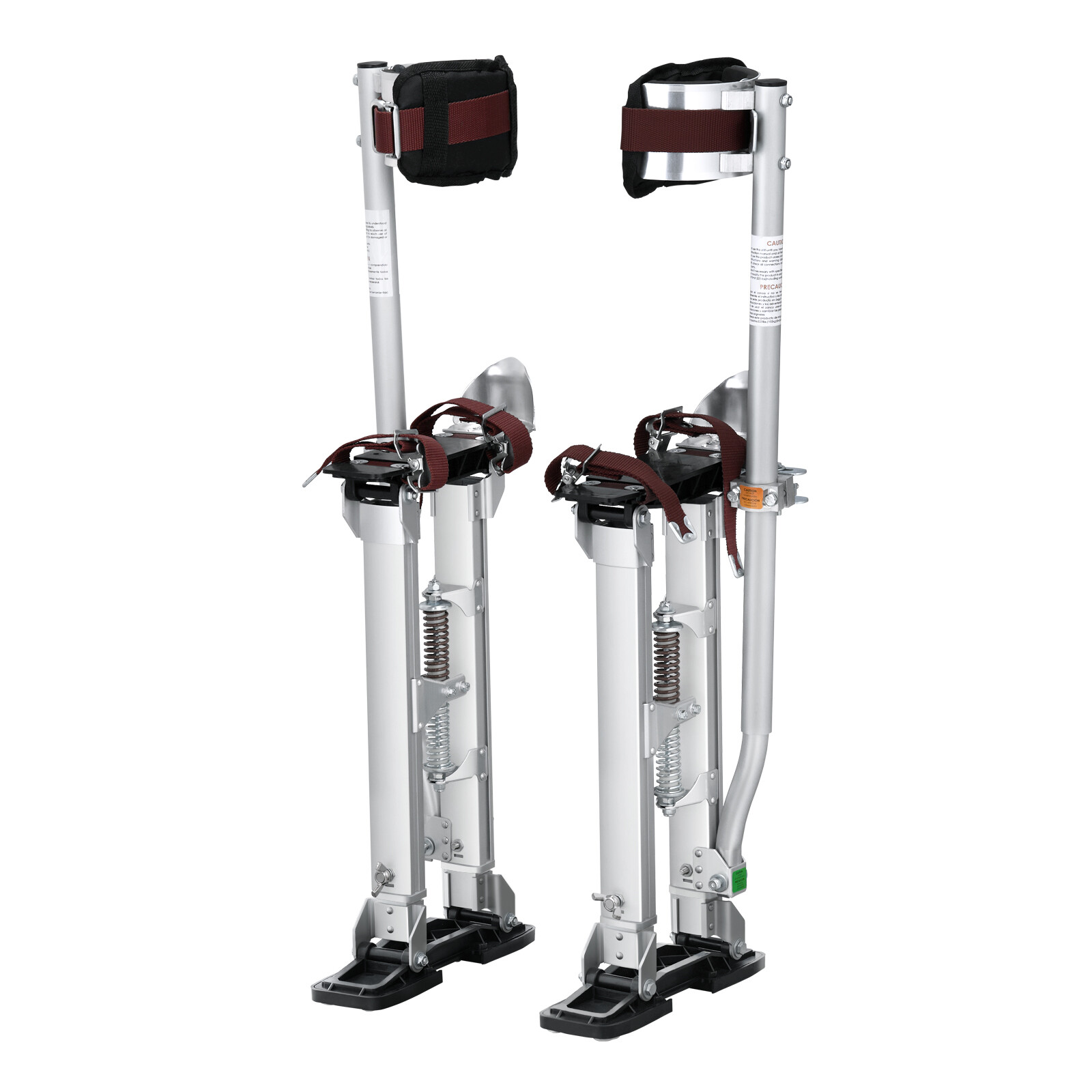 Échasses de plaquiste VEVOR en aluminium argenté réglables de 45 à 76 cm