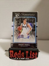 2016-17 Donruss Optic Signature Series Basketball #4 Dwight Powell Mavericks