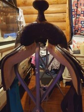 Gorgeous vintage circle y equitation saddle