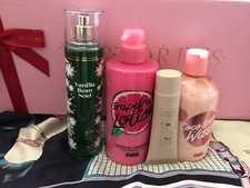 NWT/4PC/Vs, BATH&B/HUGO BOSS, PINK GRAPEFRUIT LOTION/ONE PINK COCO ENERGY WASH