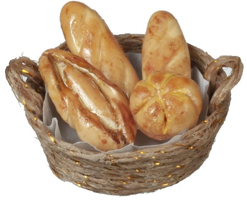 5 pezzi. Pane in miniatura, panetteria in miniatura, casa delle