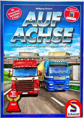 Auf Achse Schmidt Spiele Familienspiel Brettspiel Strategiespie Legespiel 49090 - Bild 1 von 4