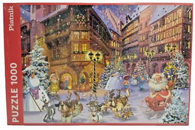 Piatnik - Weihnachtsdorf - Puzzle, 1000 Teile - 68 x 48 cm Neu OVP *